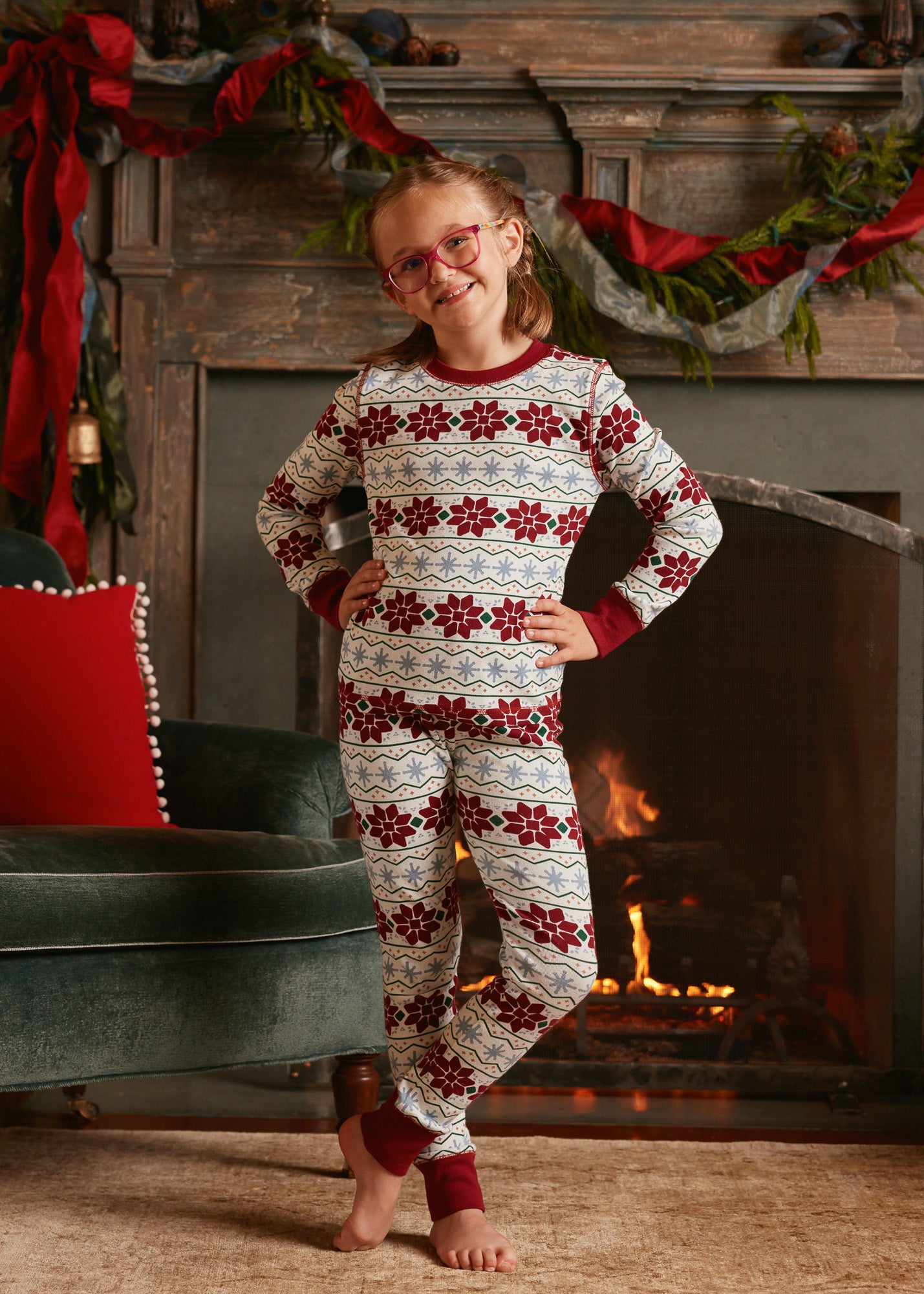 Snow Day Fitted PJ Set