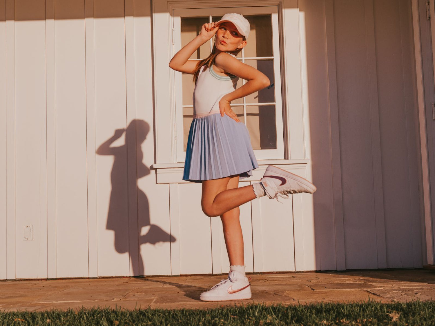 Tween girl in Foxtale's Serena Dress