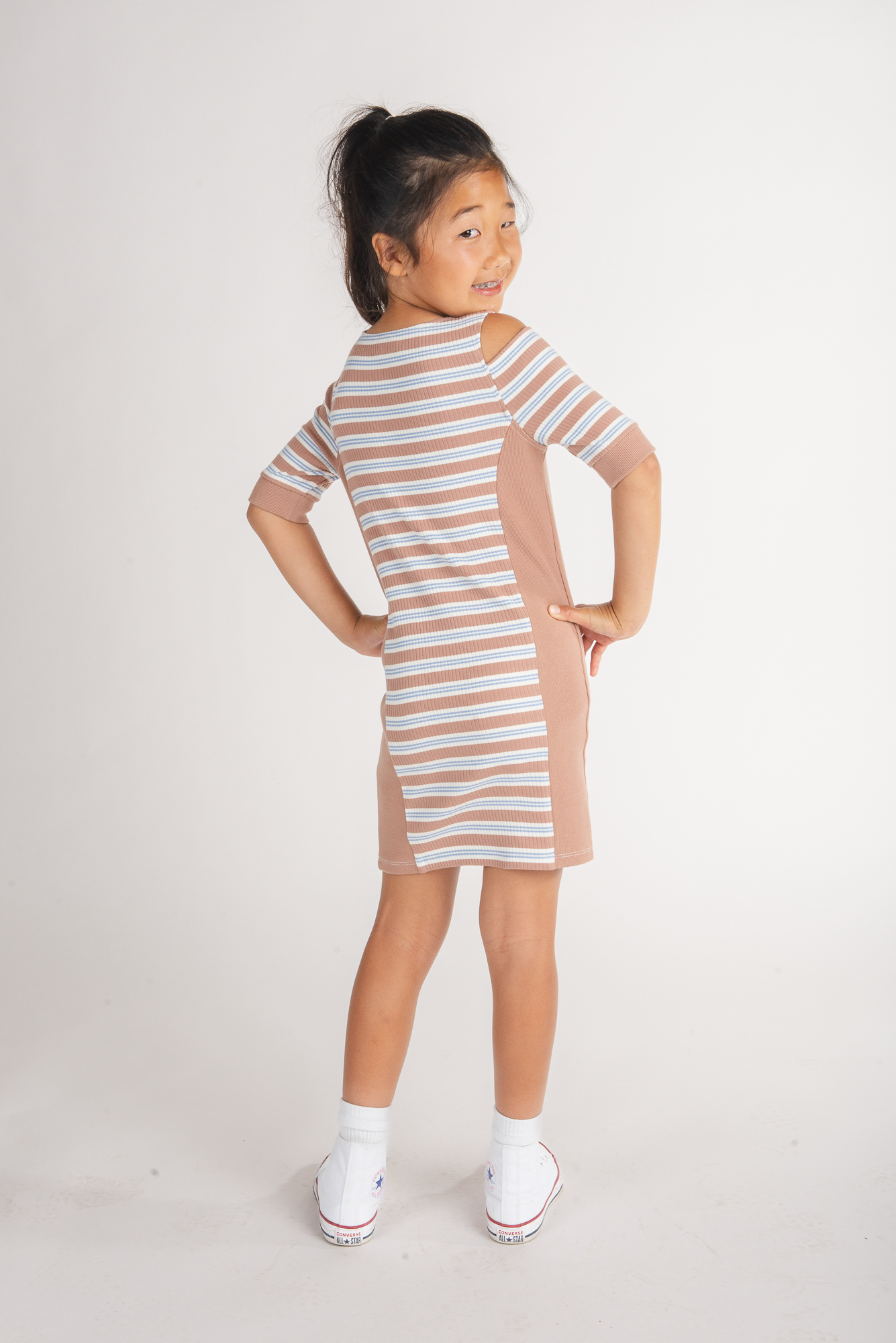 Café Stripe Dress