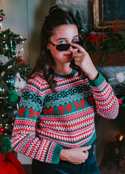 Jingle Bow Sweater