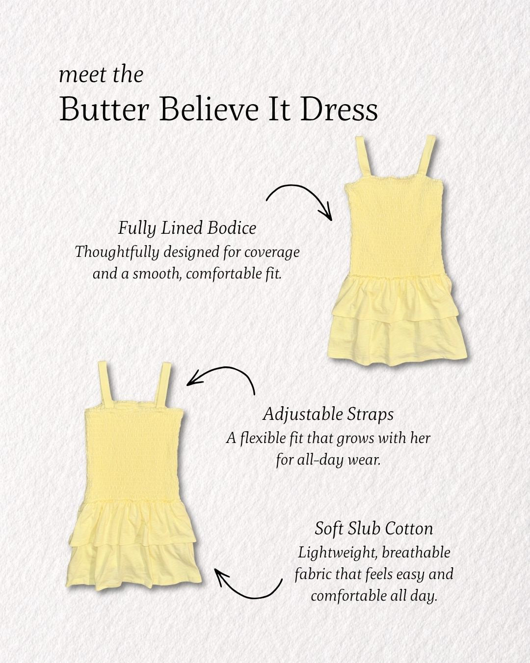 Butter Believe It Dress