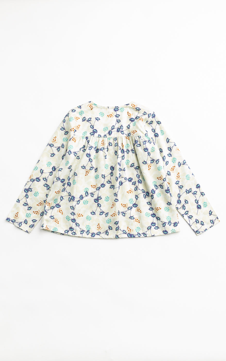 Folklore Top (Leafy Vines)