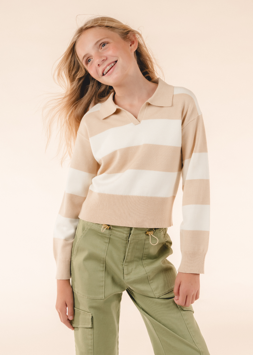 Prep School Polo Sweater