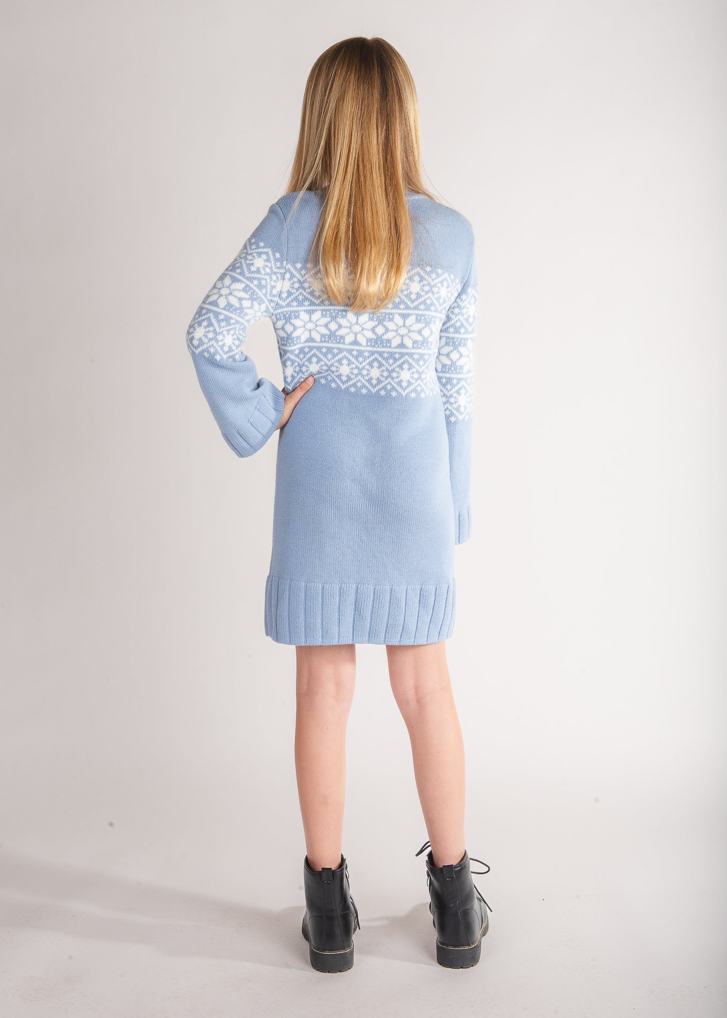 Geometric Print Dress for Tween Girls | Finding Foxtale 10 / Fair Isle Geometric Print Dress for Tween Girls | Finding Foxtale 10 / Fair Isle