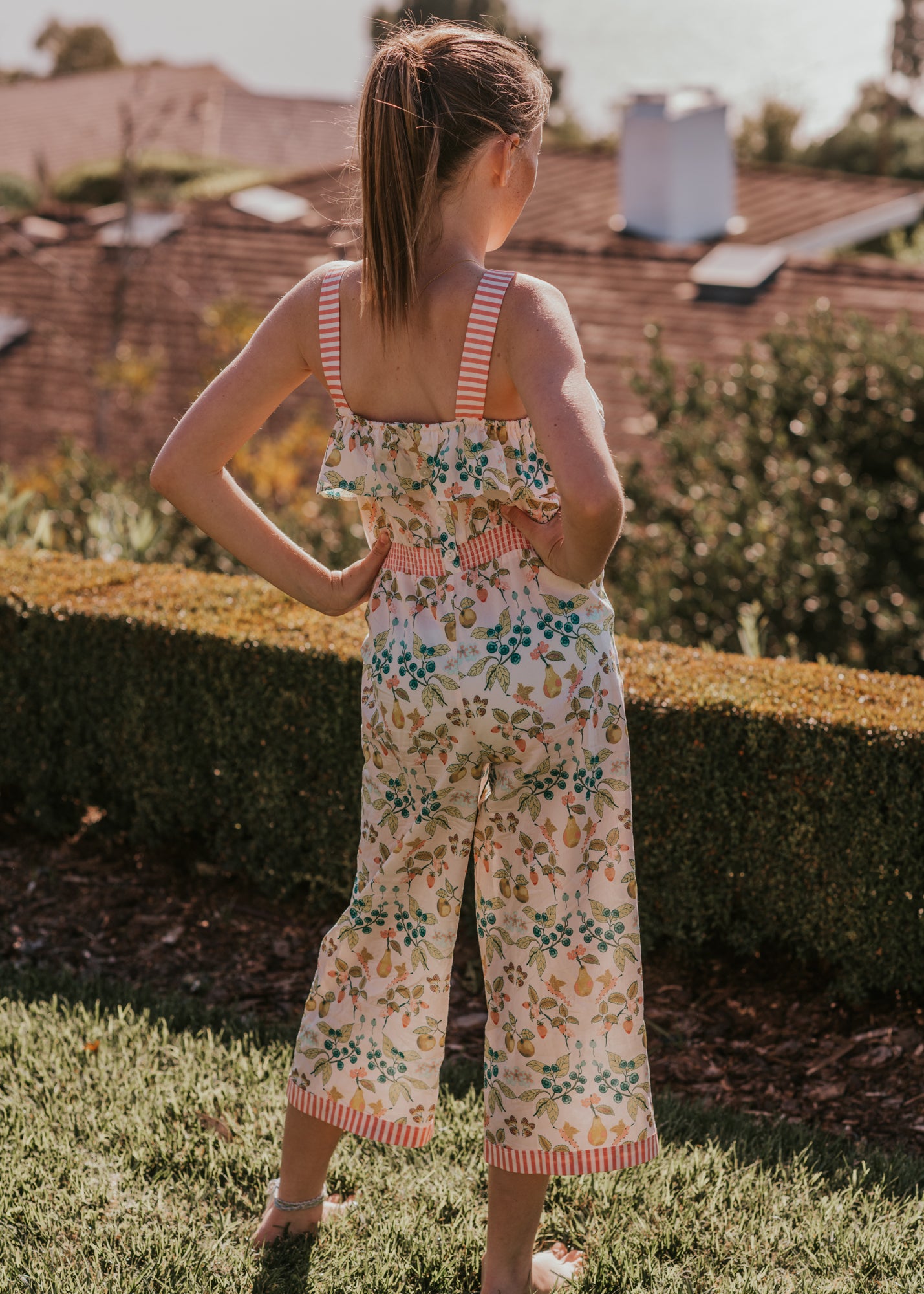 Floral Print Jumpsuit for Tween Girls | Finding Foxtale