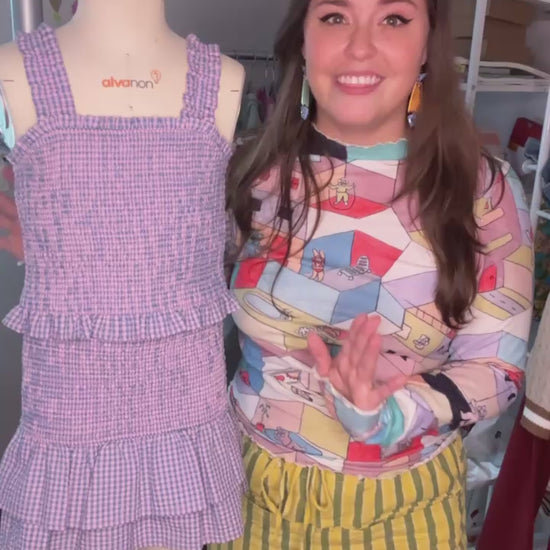 Foxtale designer Sam gives a detailed look at the Alice Tank and Slice Skirt